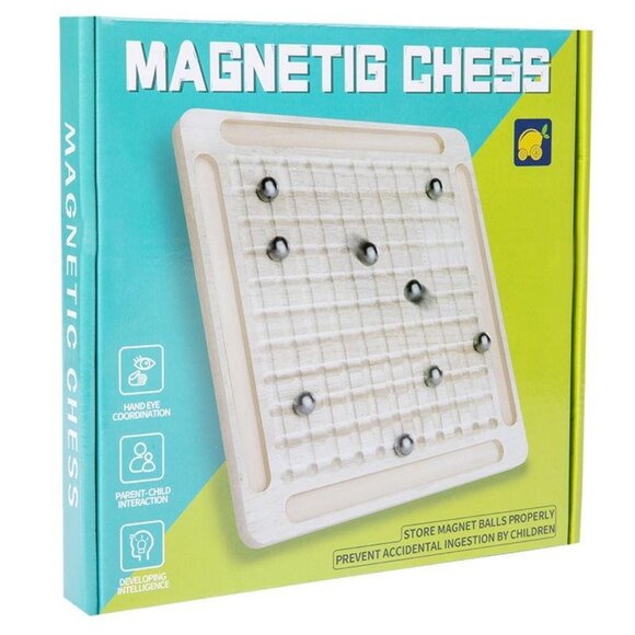 Magnetic Induction Chess Game Set,Commodum Table Top Magnet Chess Game 1 Pack - Picture 7 of 8
